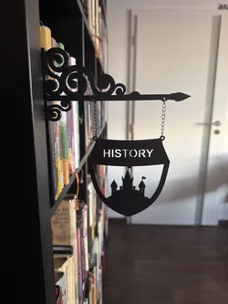 Library sign : History