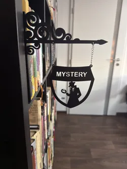 Library sign : Mystery