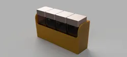 Minimalist Wall Spice Rack – Cabinet Door Organizer (Stick-on, No Screws)