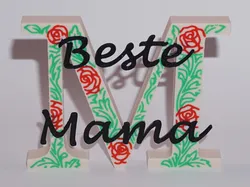 Muttertag Beste Mama Geschenk Dekobuchstabe