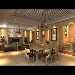 photorealistic living  dining room 0013