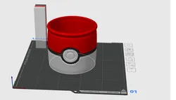 Pokeball Planter with drainholes