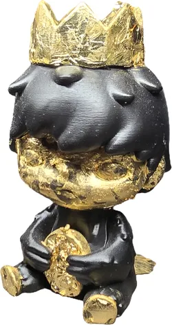 The Timeless Cuckoo - Crowned Bird Art Toy
