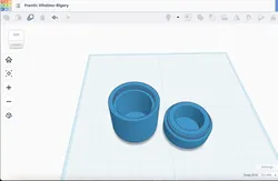 Threaded container