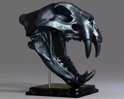 Tiger Skull 3D print model