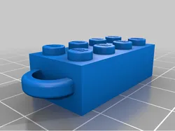 TIM Brick Keychain (LEGO Brick Keychain) LEGO Compatible