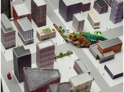 TRASH TOKYO - 3D Printable Giant Monster Game