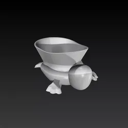 Turtle Simple Minimal Design 3D Print Ready model 3D print model 3D print model