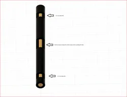 Wet Biscuit (uprgrade 2) 3D printed filing jig to create 0.2 mm flats on a 2 mm brass shaft