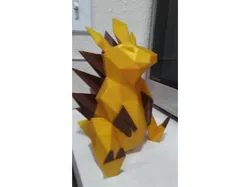 028 Sandslash Dual Low-Poly