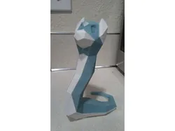 147 Dratini Dual Low-Poly