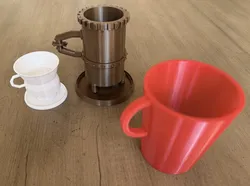 AI Generated OpenSCAD scripts to create coffee cups