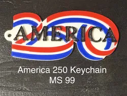 America 250 Keychain