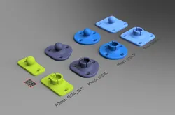 Ball Joint - Sferical snap fit connector - Giunto Sferico ad incastro