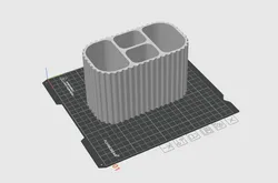 Bathroom organizer (for toothpaste/toothbrush/shaving machine)