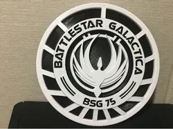 Battlestar Galactica medallion