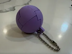 Classic Plastic Keychain Puzzle