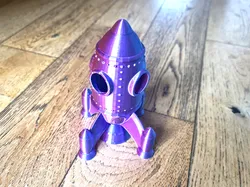 Easy Print Giant Rocky Big Rocket Ship Spaceship Starship
