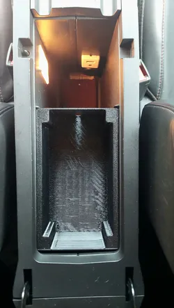 GMC Terrain center console basket