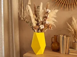 Modern Low-Poly Geometric Vase / Planter