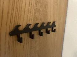 Ocean Wave key holder bigger hooks