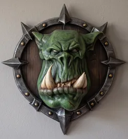 Orc Head WH wall decoration