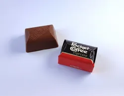 Pocket Coffee, keychain and fridge magnet