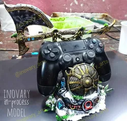 Soporte Joystick Hacha y Escudo