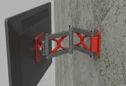 Vesa 100 and 75 wall display monitor mount