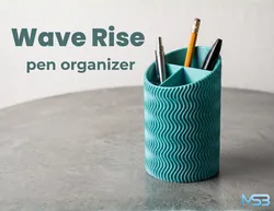 WaveRise pen organizer