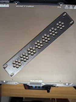 1U Blank for 10" Server Rack