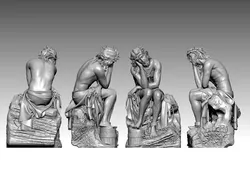 3D model of the crucifixion of Jesus 3D print model