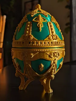 Art Deco Faberge Puzzle Egg (no mmu needed)