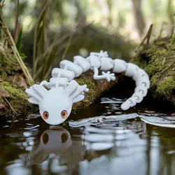 Articulated Axolotl with Articulated Arms and Legs - 6mm glass eye compatible