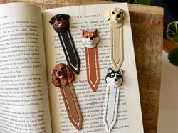 Dog-Head Bookmarks Collection – Tongue Out Edition