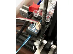 Ender 3 with SeeMeCNC EZR extruder - Mount for Duet Laser Filament Sensor