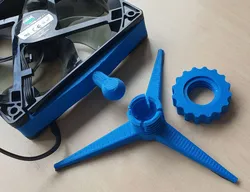 Fan holder - desk fan