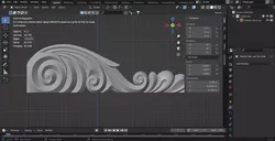 Flower Corner for Wood Carving 3D print model
