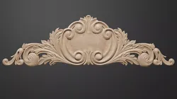 Flower Decarative for wood carving 3D print model