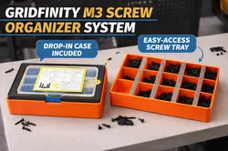 Gridfinity M3 Screw Organizer System (Dual Style) from N-Spire