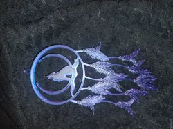 howling wolf dreamcatcher