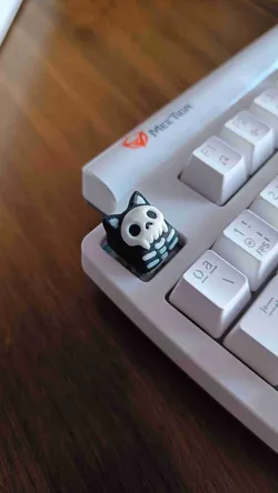 Jewelry & Accessories STL Download - Catskull Halloween keycap - teclado mecánicoby Hiko