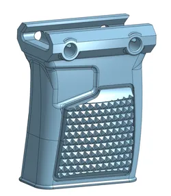 Mini Grip v2 - Picatinny - Diamond Textured Grip