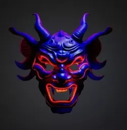Oni mask 3D print model