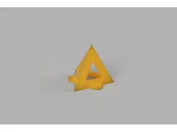 Painting Triangle with Screw Tabs