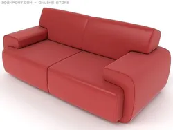 red sofa
