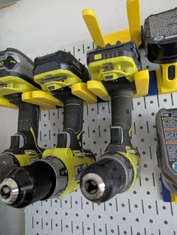 Ryobi tool mount for DDD Wall Control