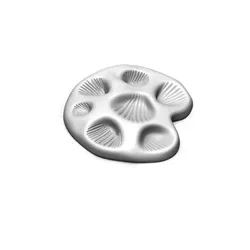 small shell bowl 3D print model