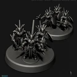 Tech Elves - Assault Mobile Suits - 8mm