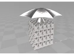 the umbrella scream cube